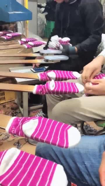 袜子生产视频,从原材料到成品